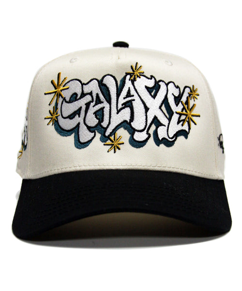 "GALAXY" SNAP BACK (CREAM/BLK)