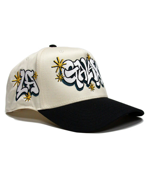 "GALAXY" SNAP BACK (CREAM/BLK)