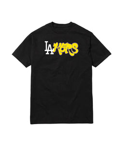 "LAKERS" TEE (BLACK)