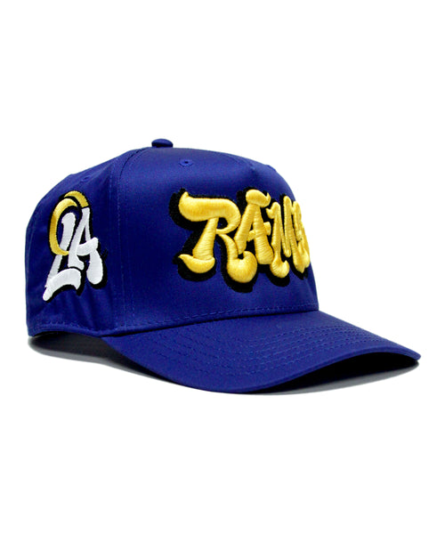 "RAMS" SPELL OUT (BLUE)