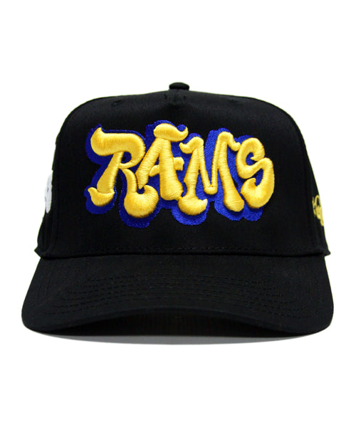 "RAMS" SPELL OUT (GOLD/BLUE)