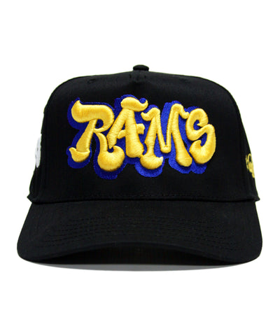 "RAMS" SPELL OUT (GOLD/BLUE)