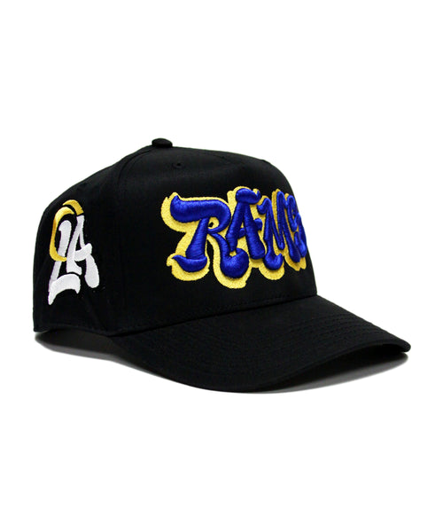 "RAMS" SPELL OUT (BLUE/GOLD)