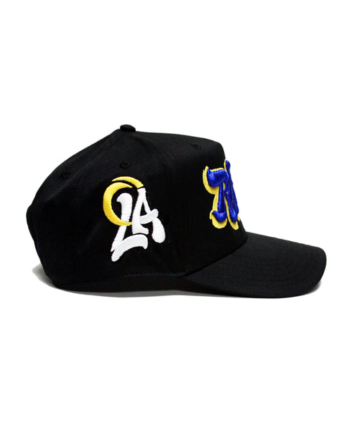 "RAMS" SPELL OUT (BLUE/GOLD)