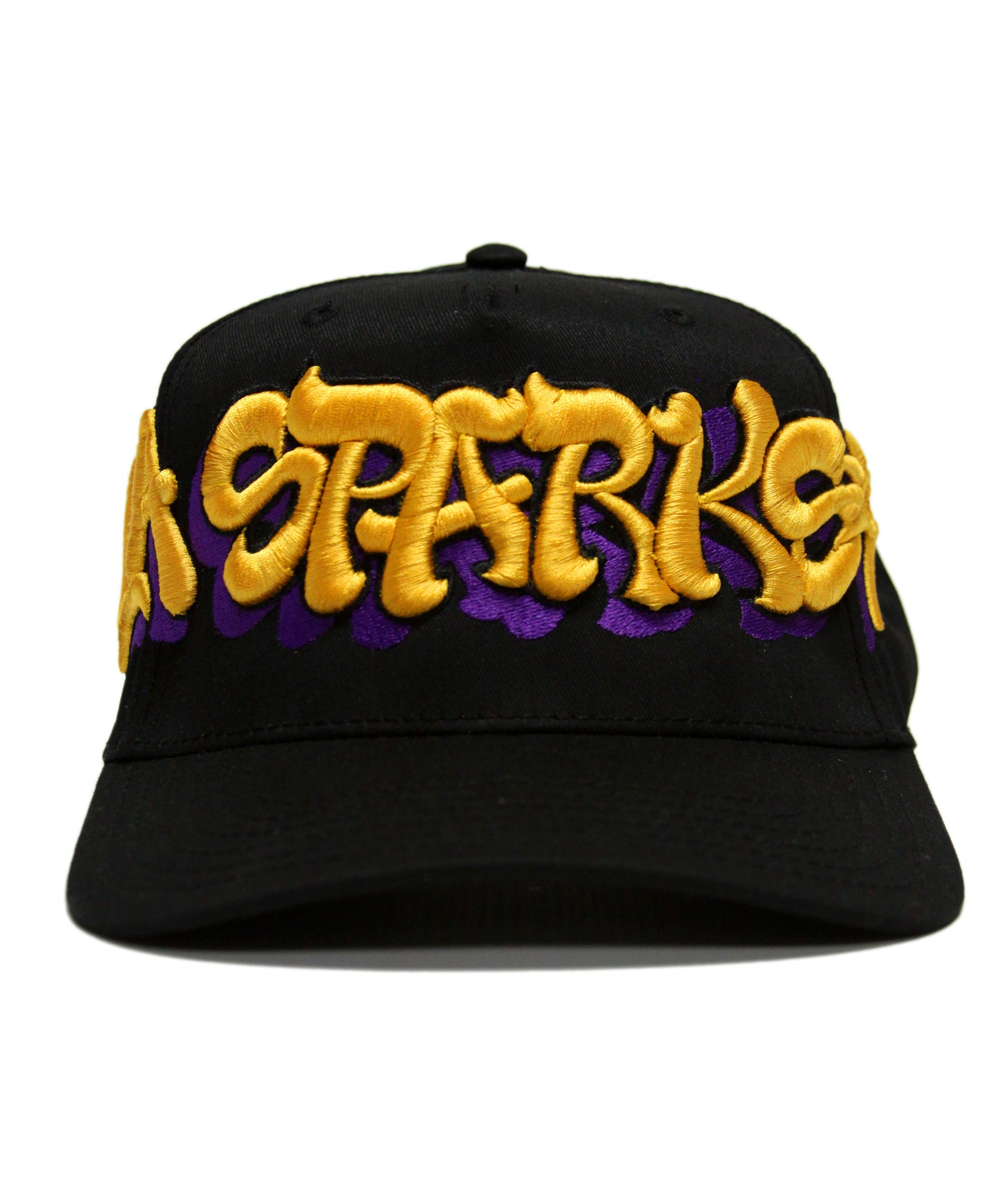 "SPARKS" SNAP BACK (BLACK)