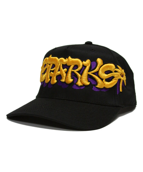 "SPARKS" SNAP BACK (BLACK)