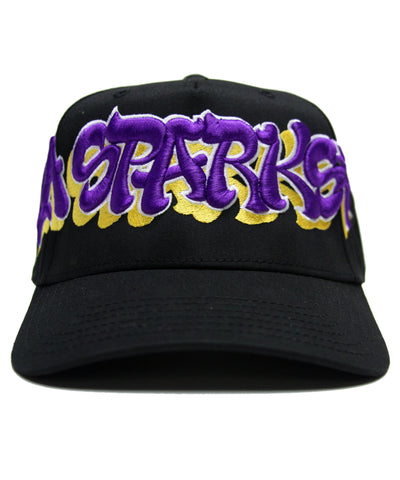 "SPARKS" SNAP BACK (PURP/GOLD)