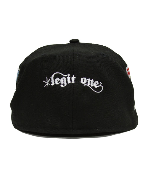 "LOPS®" FITTED CAP (BLACK)