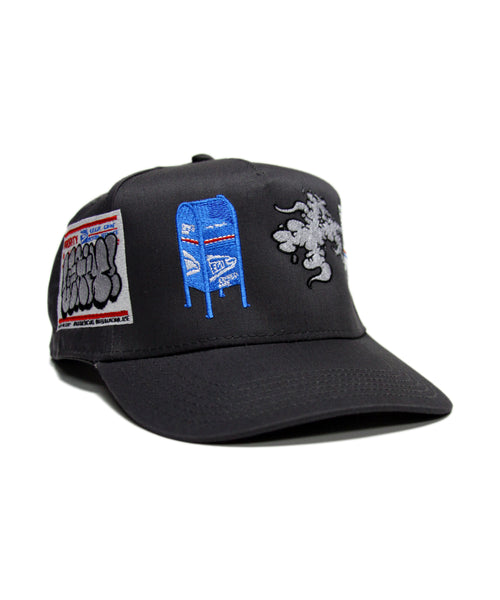 "LOPS" SNAPBACK (CHARCOAL)