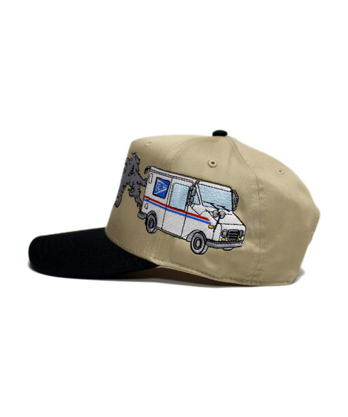 "LOPS" SNAPBACK (KHAKI/BLACK)