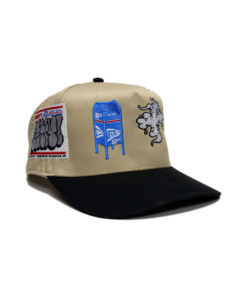 "LOPS" SNAPBACK (KHAKI/BLACK)
