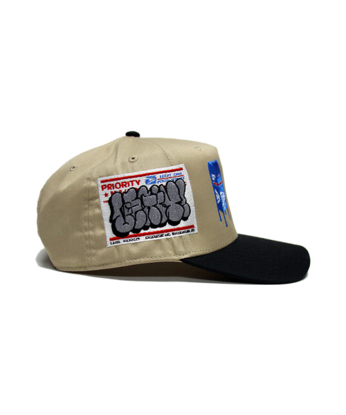 "LOPS" SNAPBACK (KHAKI/BLACK)
