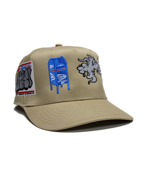 "LOPS" SNAPBACK (KHAKI)