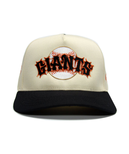 SF GIANTS SNAPBACK (CREAM/BLK)