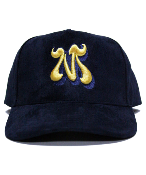 "M" LOGO (NAVY SUEDE)