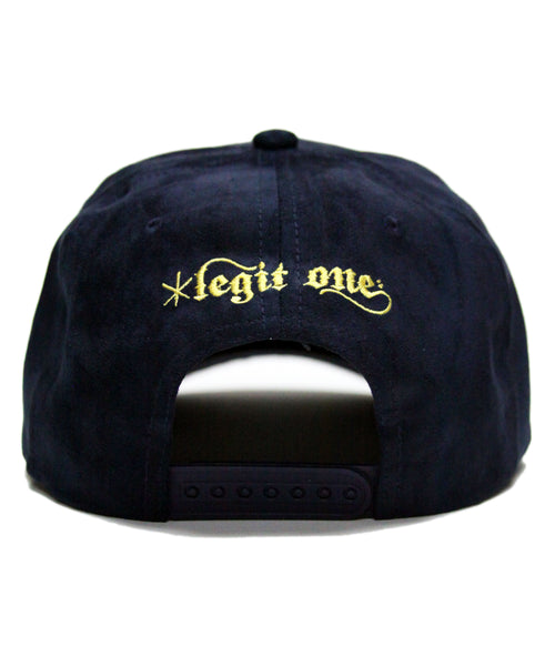 "M" LOGO (NAVY SUEDE)