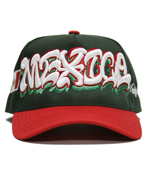"MEXICO" 2-TONE SPELL OUT (GREEN/RED)