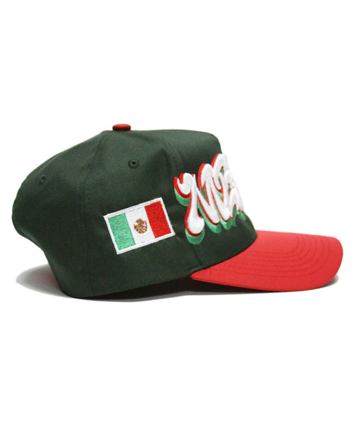 "MEXICO" 2-TONE SPELL OUT (GREEN/RED)