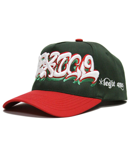 "MEXICO" 2-TONE SPELL OUT (GREEN/RED)