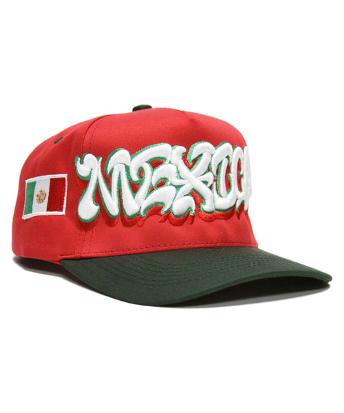 "MEXICO" 2-TONE SPELL OUT (RED/GREEN)