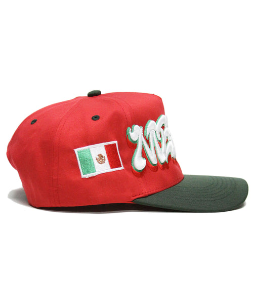 "MEXICO" 2-TONE SPELL OUT (RED/GREEN)
