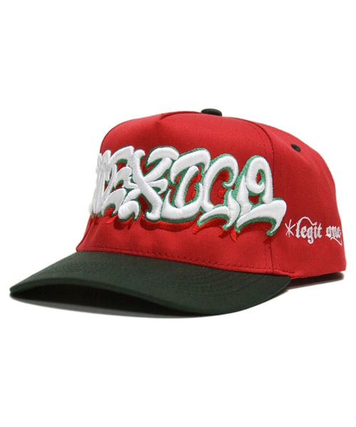 "MEXICO" 2-TONE SPELL OUT (RED/GREEN)