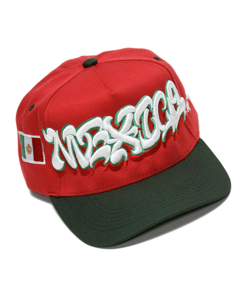 "MEXICO" 2-TONE SPELL OUT (RED/GREEN)