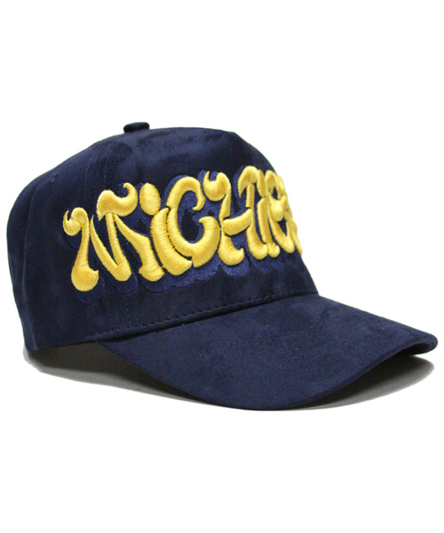 "MICHIGAN" SPELL OUT (NAVY SUEDE)