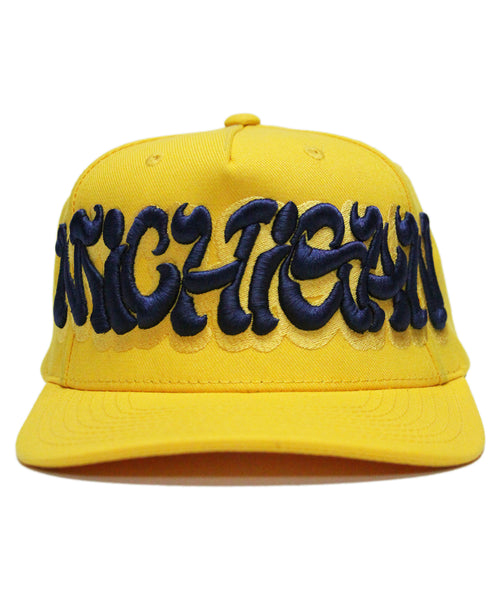 "MICHIGAN" SPELL OUT (GOLD)
