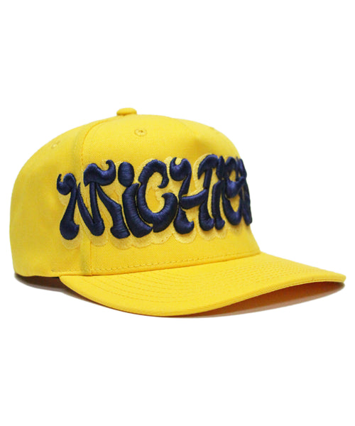 "MICHIGAN" SPELL OUT (GOLD)
