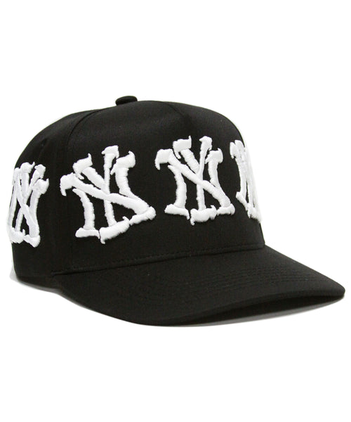 "NY" CRACKED (BLACK)
