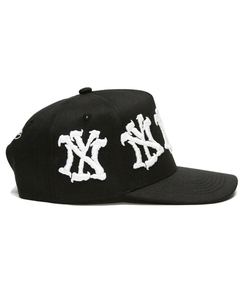 "NY" CRACKED (BLACK)