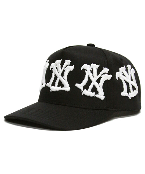"NY" CRACKED (BLACK)