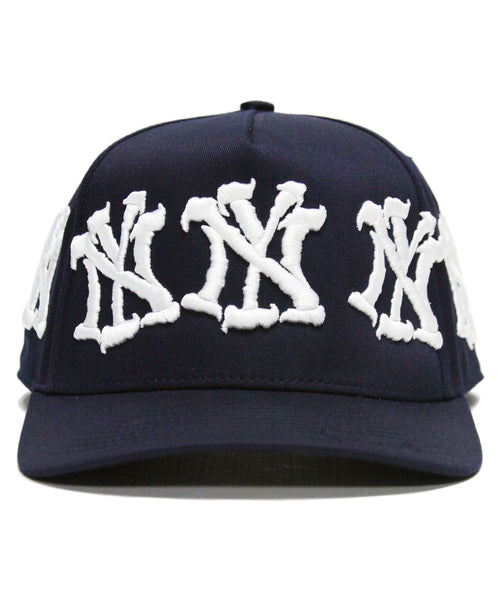 "NY" CRACKED (NAVY)