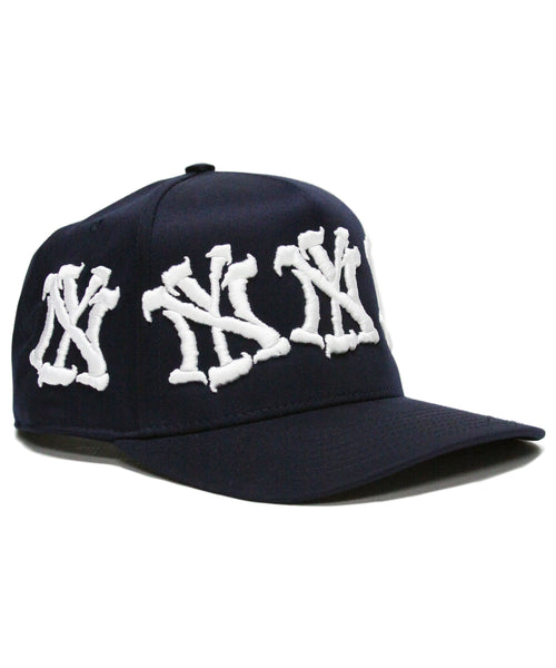 "NY" CRACKED (NAVY)