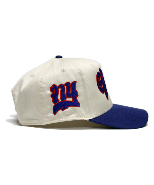 "NYG" (CREAM/BLUE)