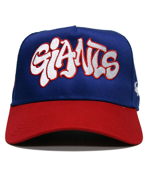 "NYG" (BLUE/RED)