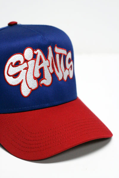 "NYG" (BLUE/RED)