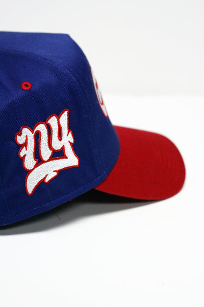 "NYG" (BLUE/RED)