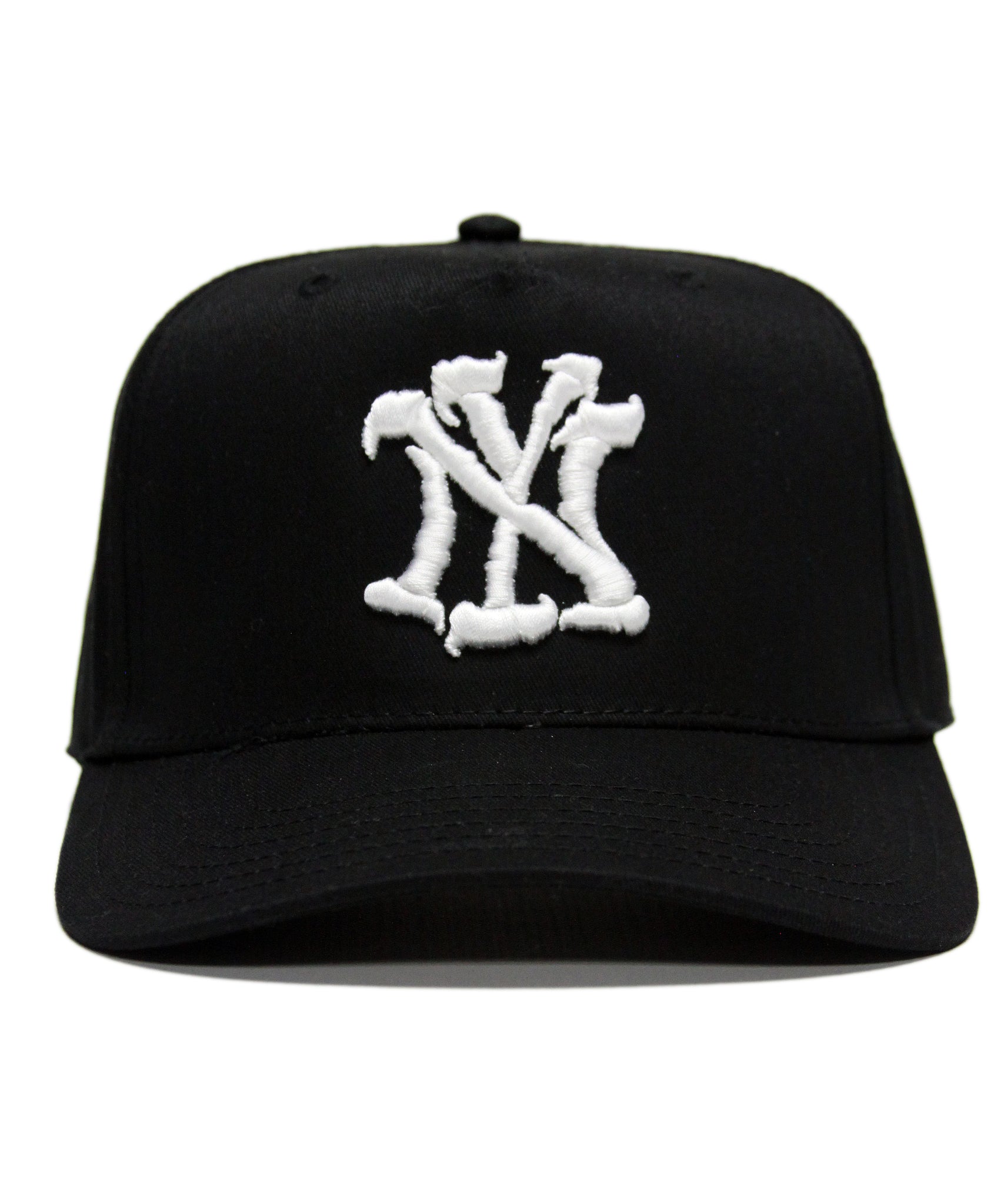 "NYY" CRACKED LOGO (BLACK)