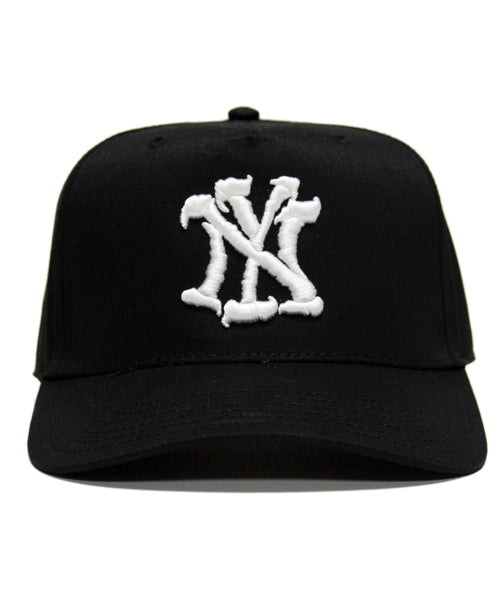 "NYY" CRACKED LOGO (BLACK)