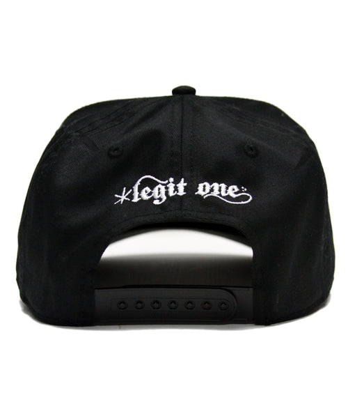 "NYY" CRACKED LOGO (BLACK)