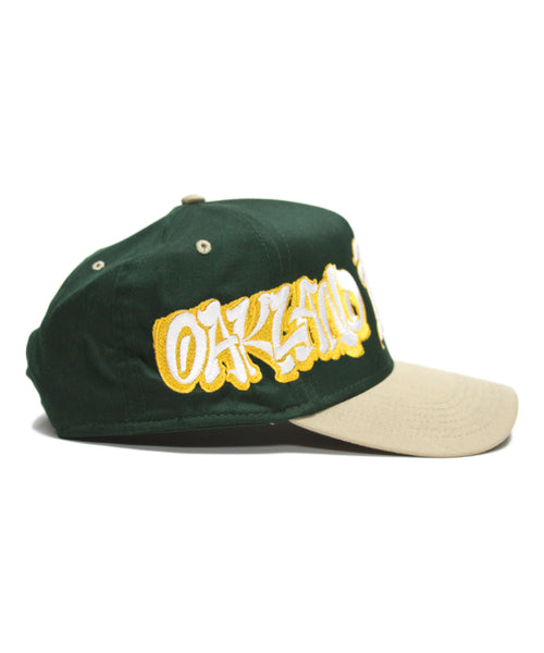 OAKLAND A'S SNAPBACK (GREEN/KHAKI)