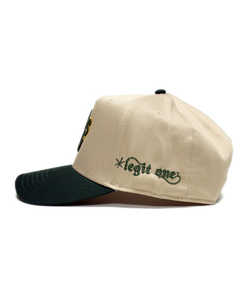 OAKLAND A'S SNAPBACK (KHAKI/GREEN)