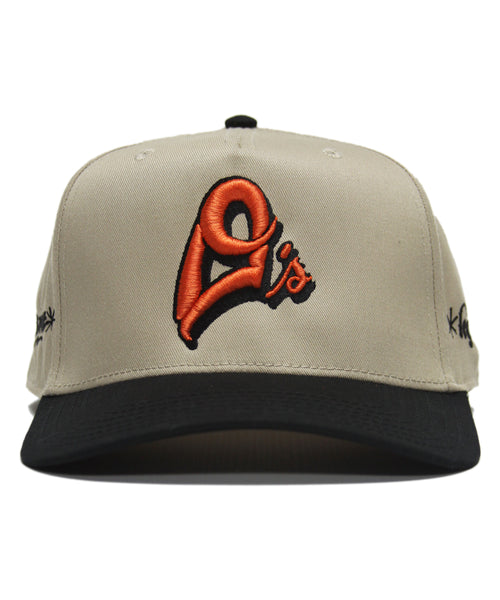“O’S” LOGO (KHAKI/BLACK)
