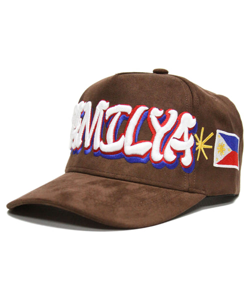 "PAMILYA" SPELL OUT (ADOBO BROWN SUEDE)