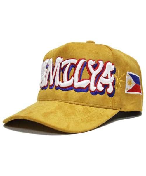 "PAMILYA" SPELL OUT (BAWANG GOLD SUEDE)