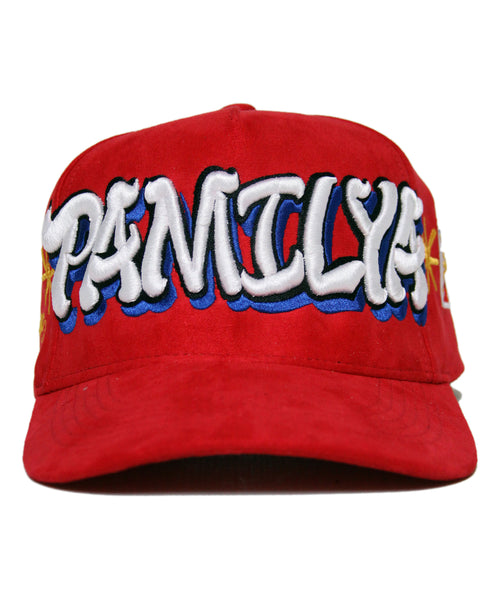 "PAMILYA" SPELL OUT (JUFRAN RED SUEDE)