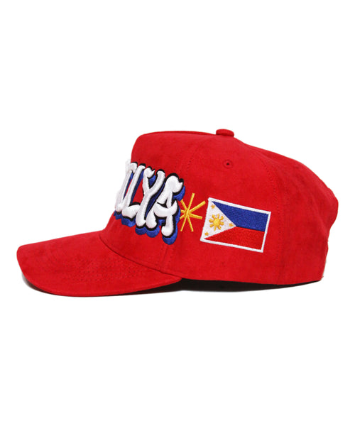 "PAMILYA" SPELL OUT (JUFRAN RED SUEDE)