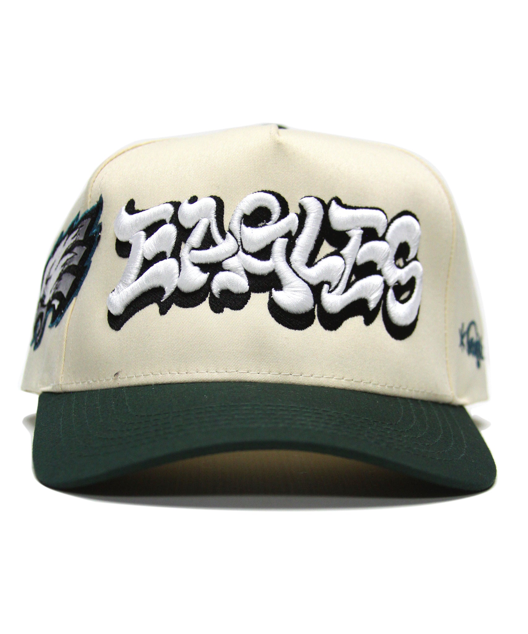 "EAGLES" SPELL OUT (CREAM/GREEN)